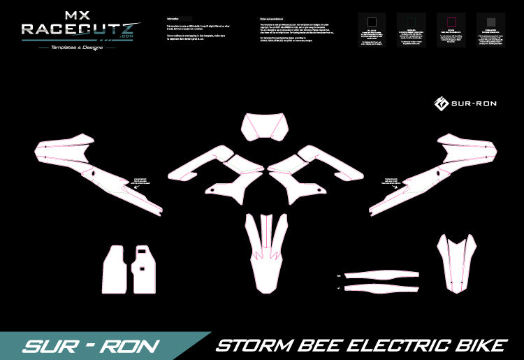 SurRon Storm Bee Template – RaceCutz