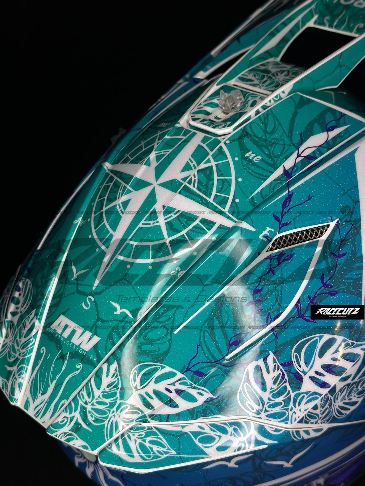 AIROH TWIST 3 - SIZE LARGE & XLARGE & XXLARGE TEMPLATE