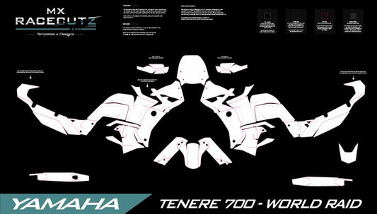 YAMAHA - TENERE 700 WORLD RAID - TEMPLATE