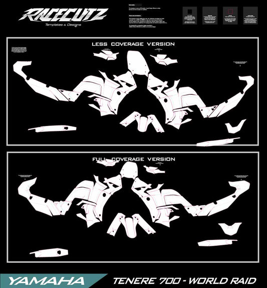 YAMAHA - TENERE 700 WORLD RAID TEMPLATE