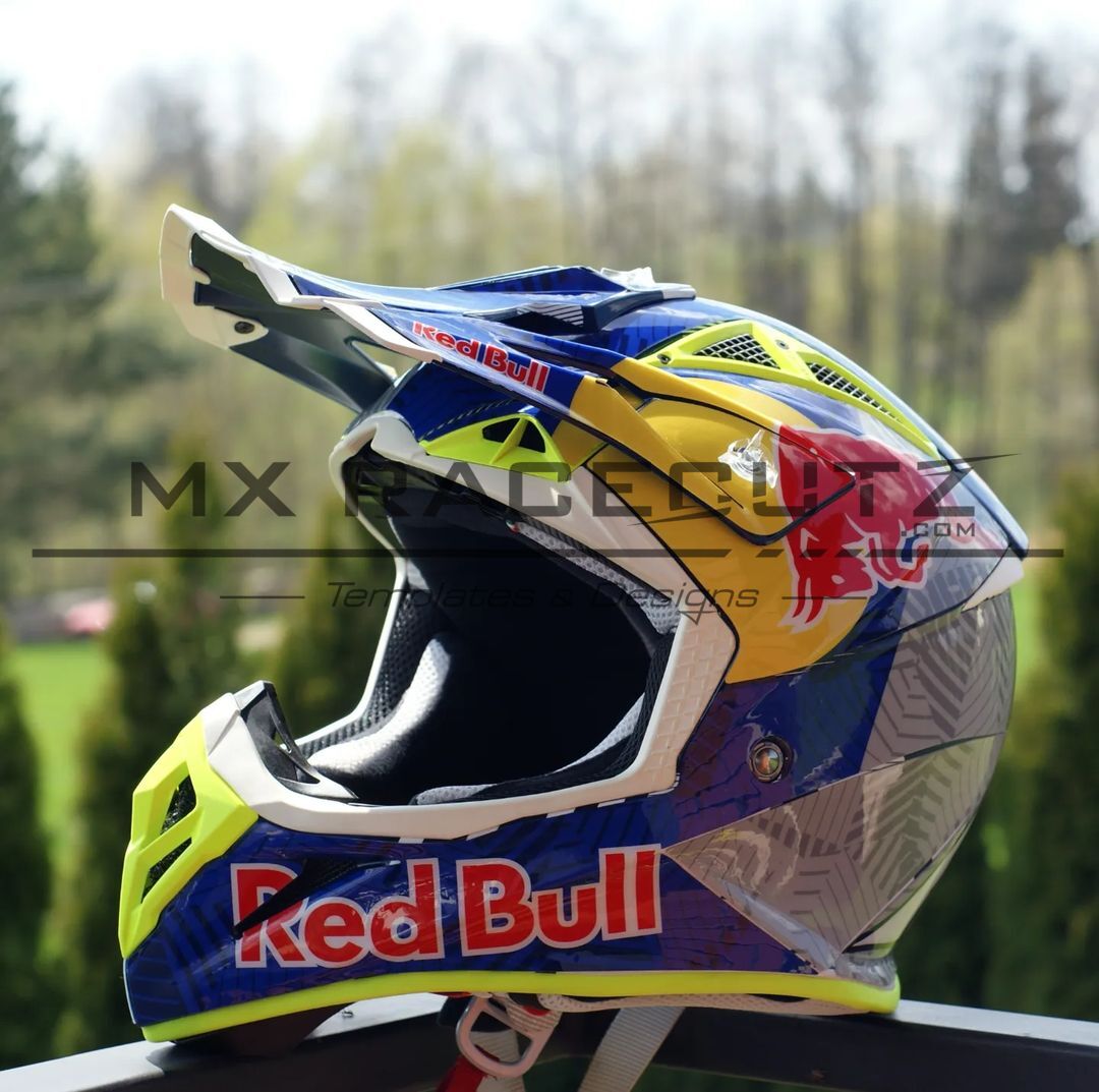 Airoh red bull motocross hot sale helmet