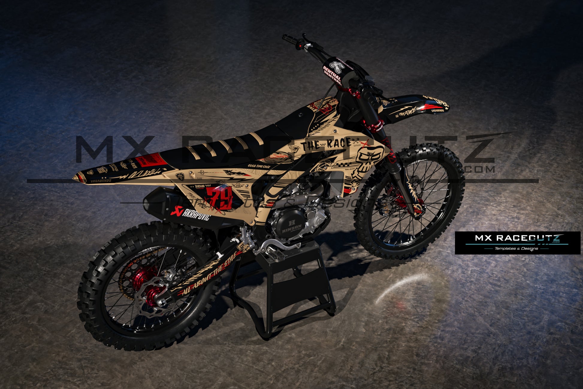 Kit déco CAMO Yamaha MT07 - Race Design