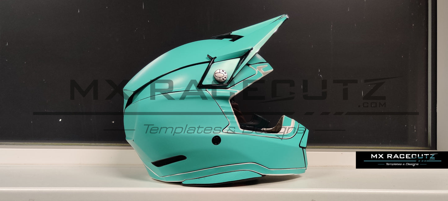 Bell Moto 10 Template - Size Xsmall & Small