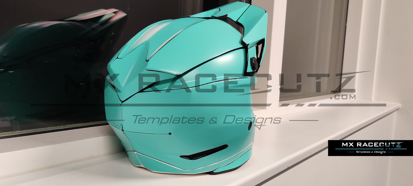 Bell Moto 10 Template - Size Xsmall & Small