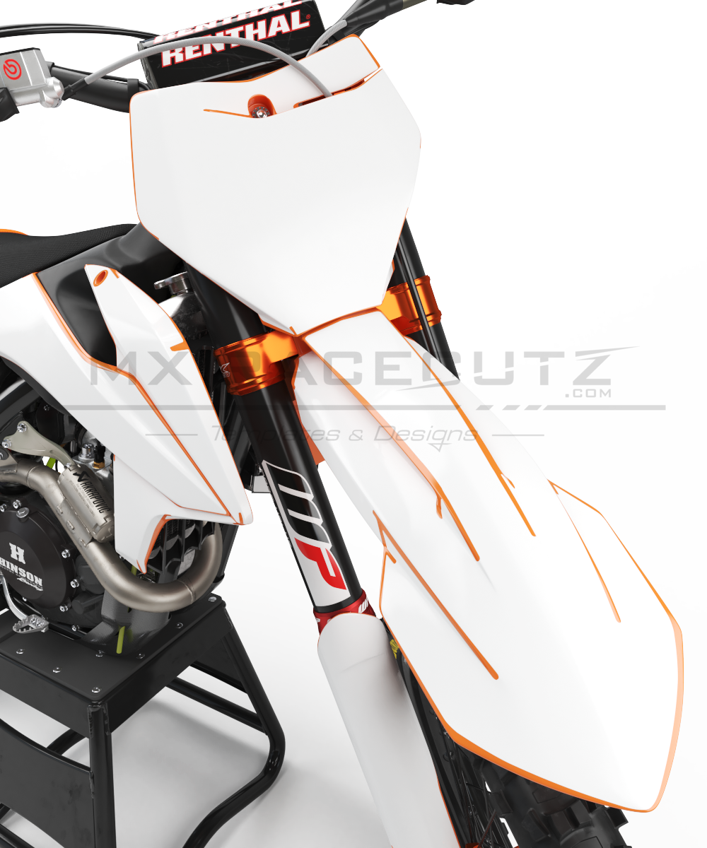 KTM EXC 2020 - 2021 - 2022 - 2023 MOTOCROSS & DIRTBIKE TEMPLATE - Legit,  verified & testfitted vector template (.AI, .EPS, .CDR). Instant download.  Guaranteed perfect fitment. All templates made by the same person since  2015.