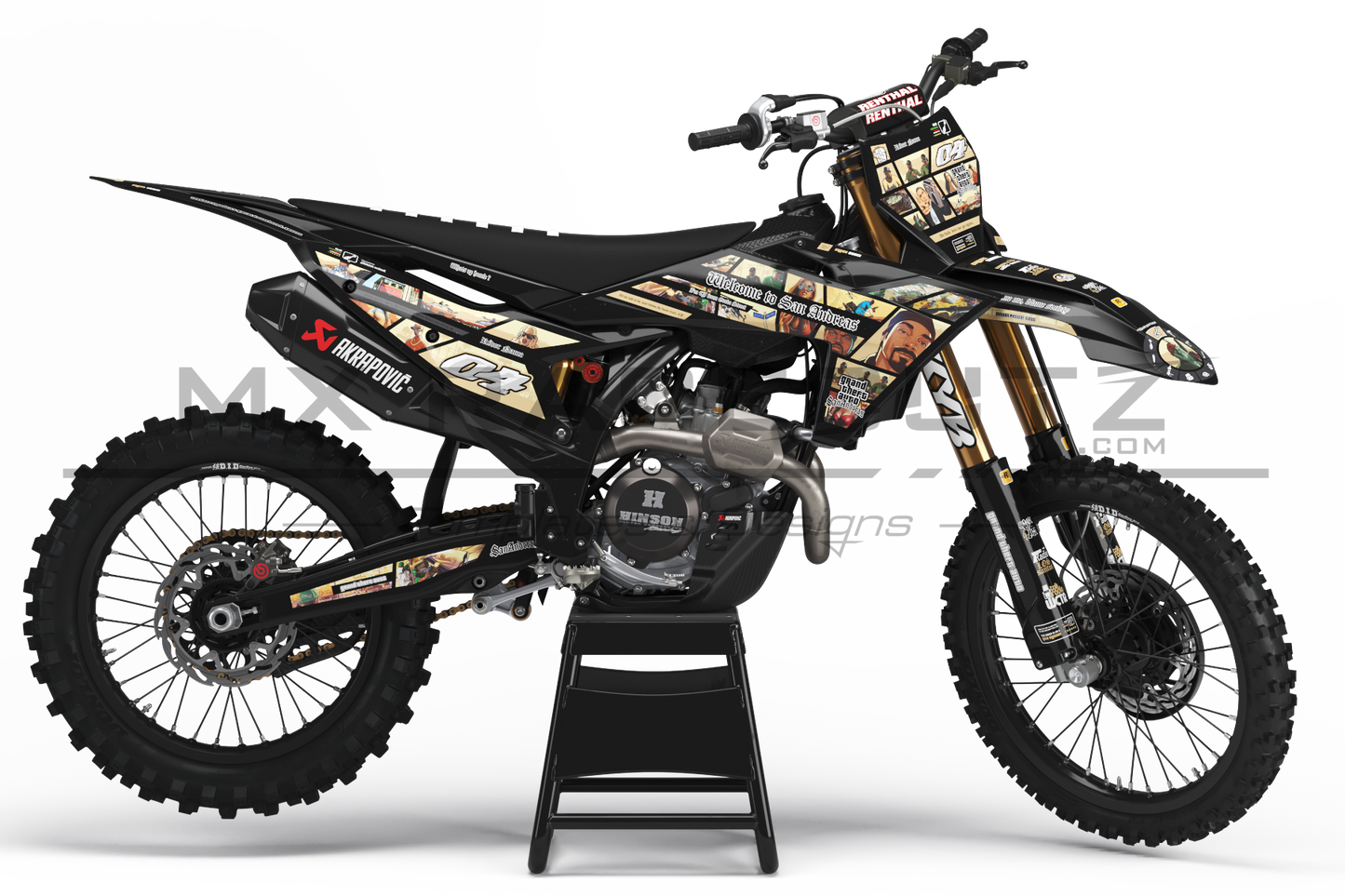 Yamaha YZF-250 Motocross para GTA San Andreas