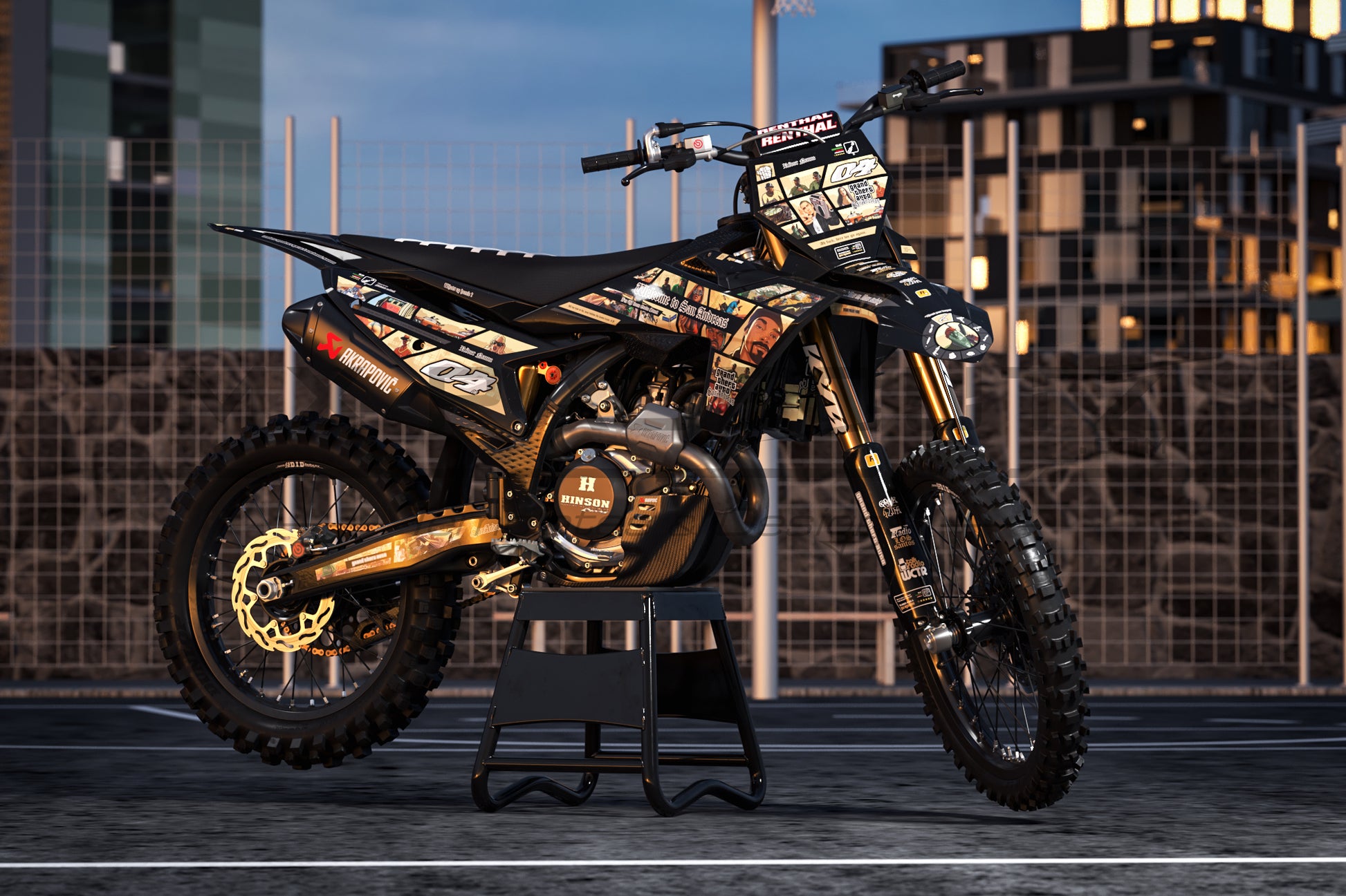 Yamaha YZF-250 Motocross para GTA San Andreas
